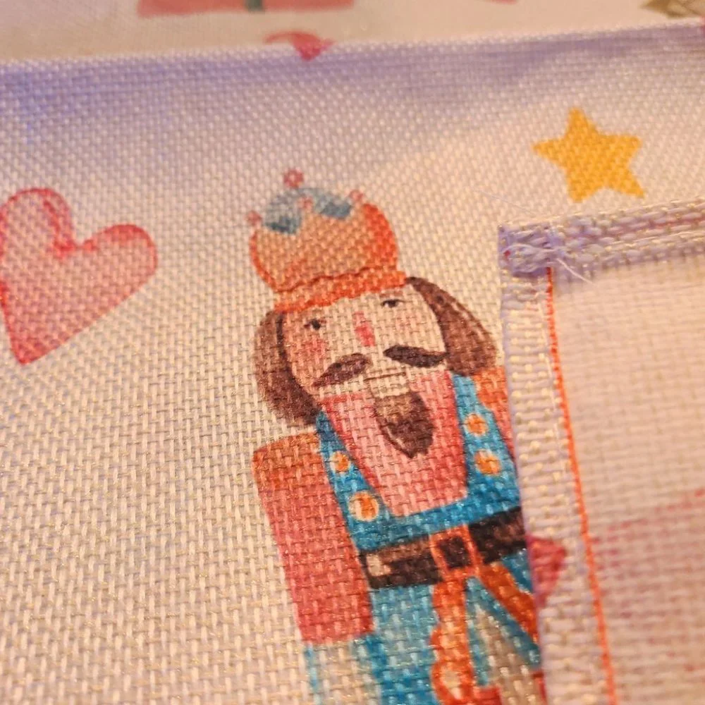 Nutcracker Table Runner Xmas Party Christmas Decor Holiday Decorative Cloth 72